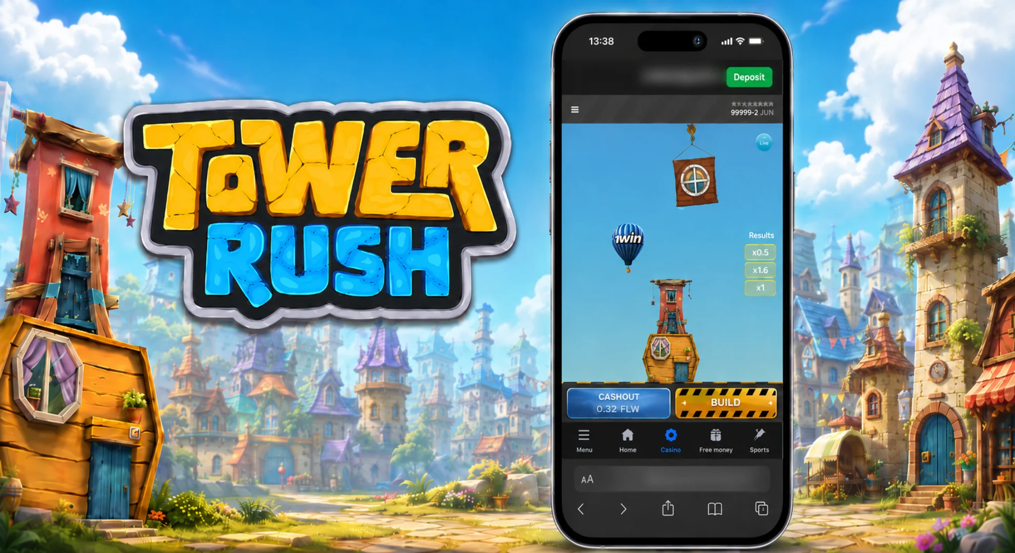 Adding Tower Rush Web App (PWA) to iPhone home screen via Safari